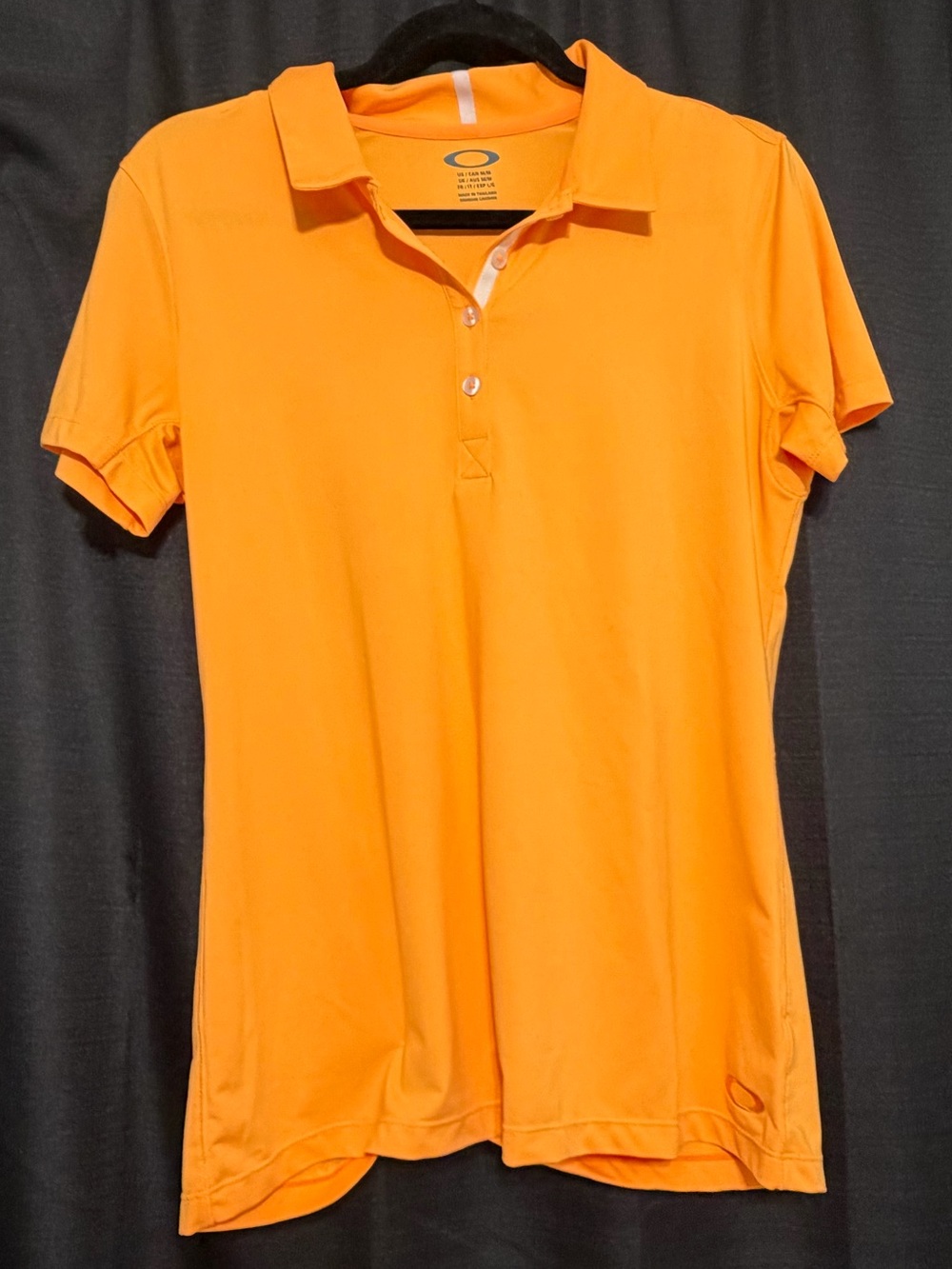 Oakley Bright Orange Short Sleeve Polo